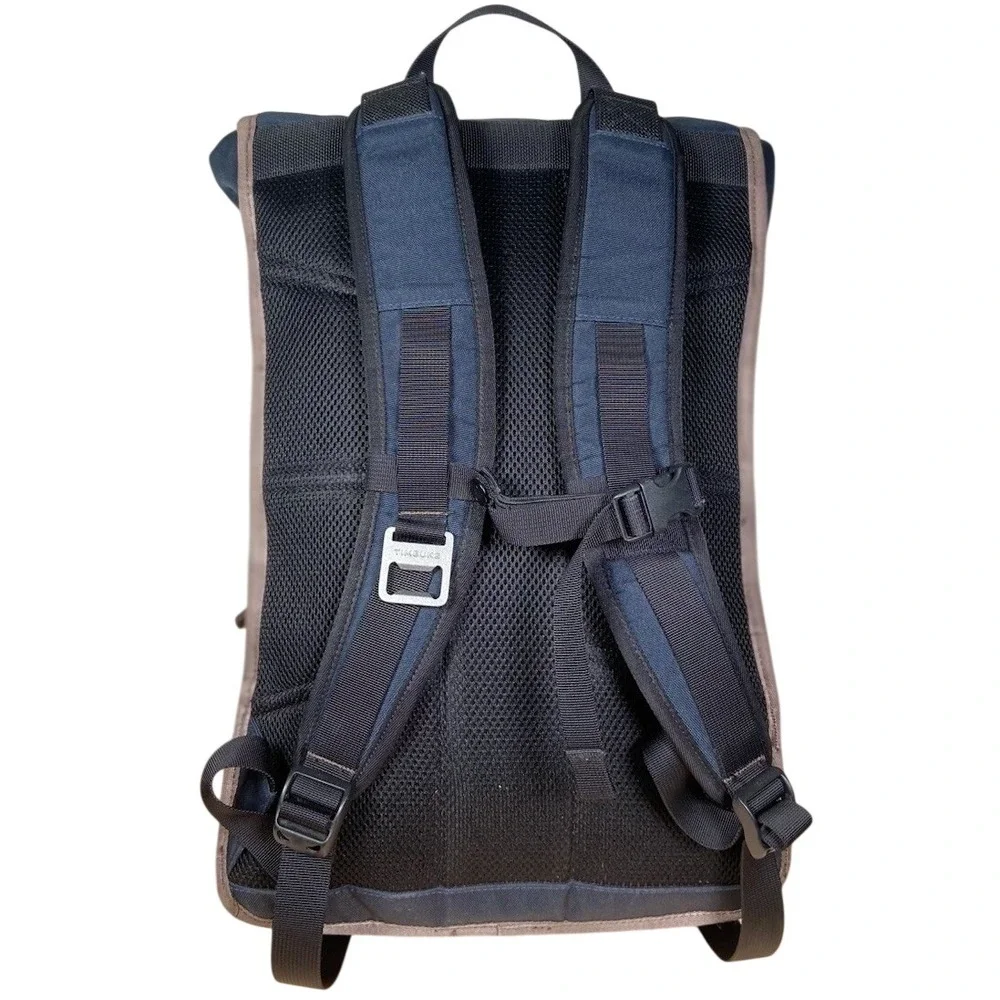 Timbuk2 Rogue Backpack Navy Gray‎ Roll Top Commuter Laptop Travel Bag